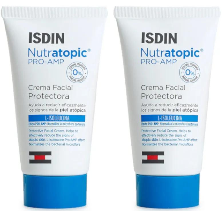 Isdin Nutratopic Pro-AMP Gezichtscrème 2x50 ml