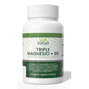 Sotya Triple Magnesium+B6 (Malate+Bisglycinate+Citrate) 820Mg 90 Capsules