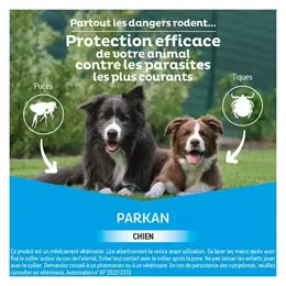 Clément Thekan Parkan Collier Antiparasitaires Chien 60cm