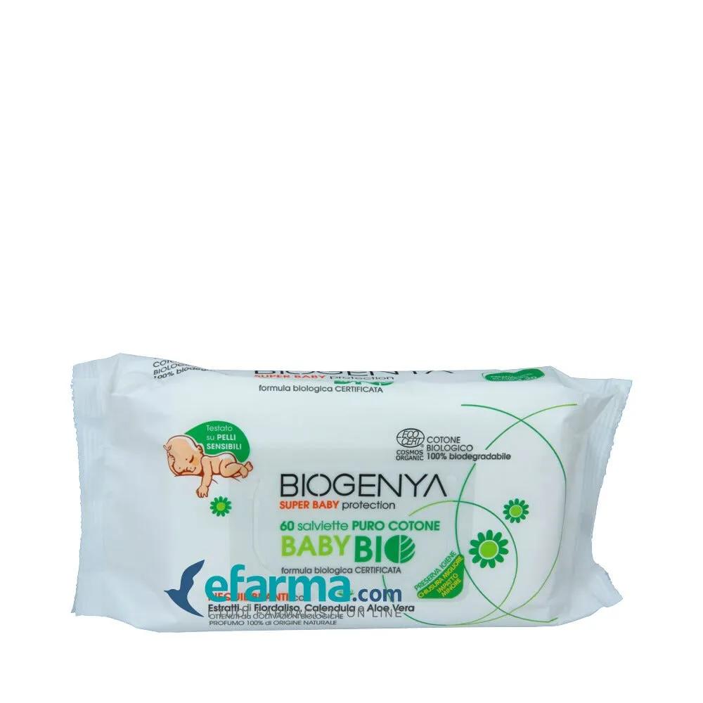 Biogenya Salviette Baby Bio 60 Pezzi