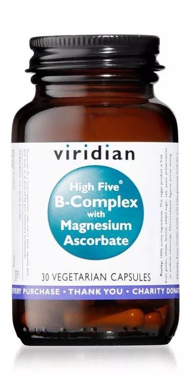 Viridian High Five Ascorbate de magnésium complexe B 30 gélules