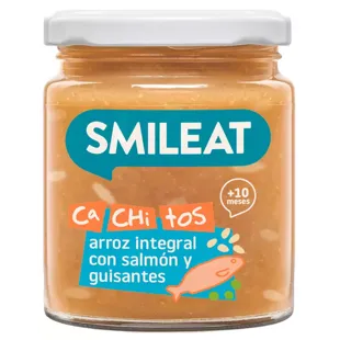 Smileat CA-CHI-TOS Pot Rijst met Zalm en Erwten +10m 230 gr