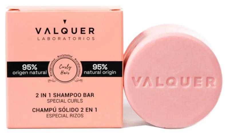 Valquer 2-in-1 Festes Shampoo und Conditioner Spezial für Locken 70 gr