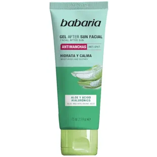 Babaria Gel Facial Pós-Sol Aloe 75 ml