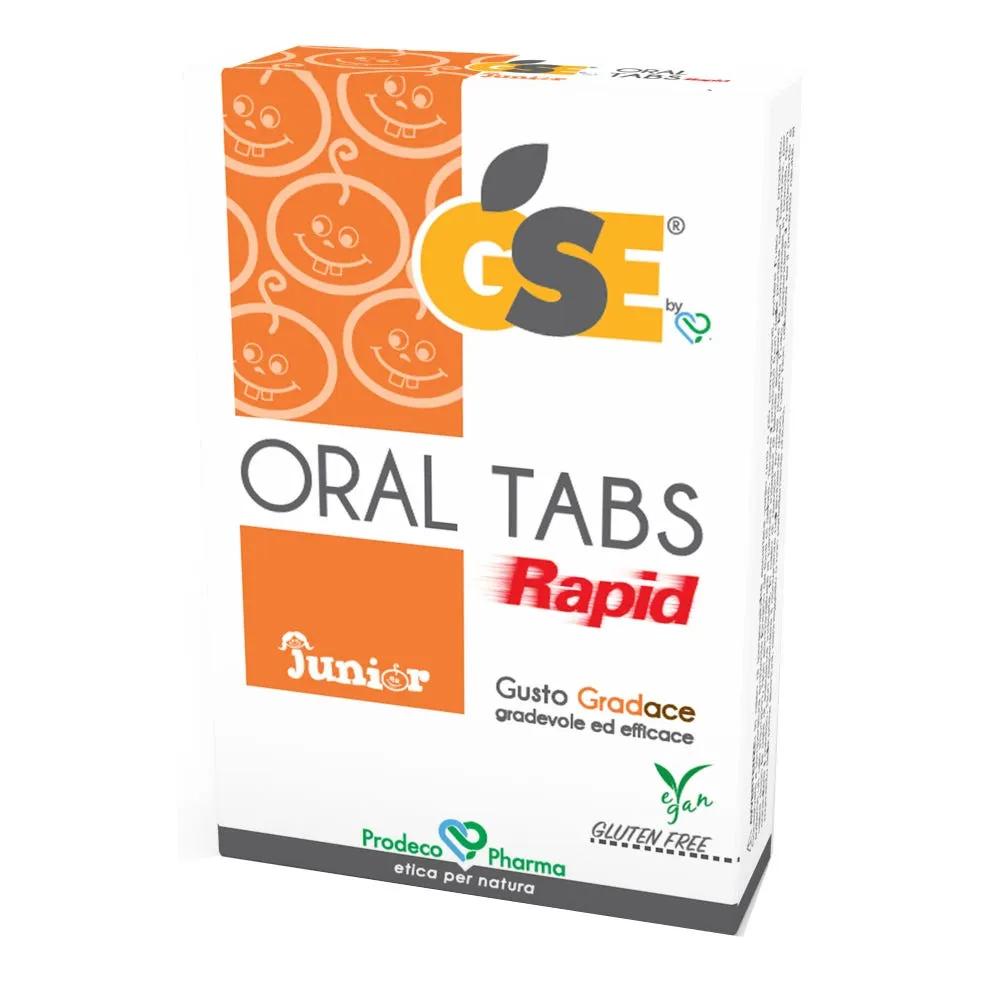 Gse Oral Tabs Rapid Junior Per Il Benessere della Gola 12 Compresse