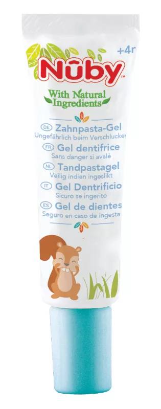 Nûby gel de dentes e Gengivas para Bebes 20 gr + Escova dedal Citroganix