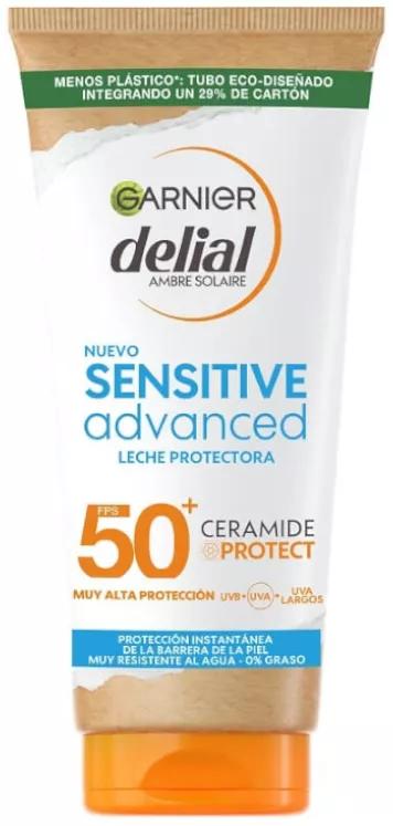 Garnier Delial Sensitive Advanced Sonnenmilch SPF50+ Helle und empfindliche Haut 200 ml