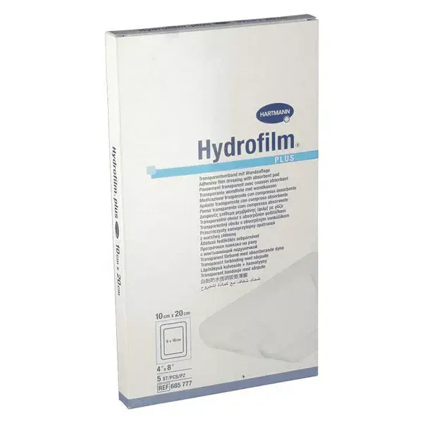 Hartmann Paul Hydrofilm Plus Pansement Adhésif Transparent 10x20cm 5 unités