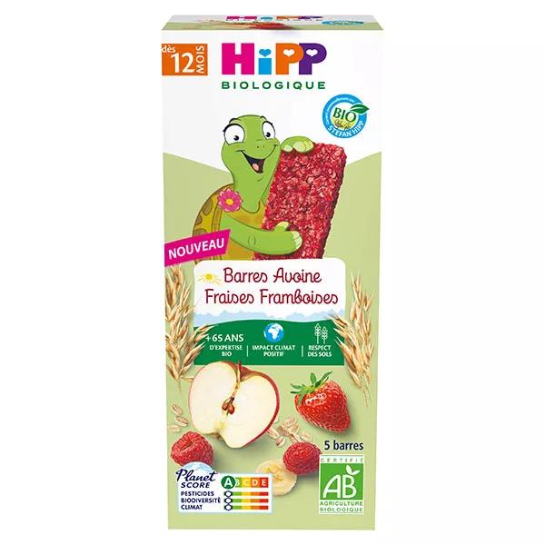 Hipp Barrita Ecológica de Avena, Fresa y Frambuesa 5x20g