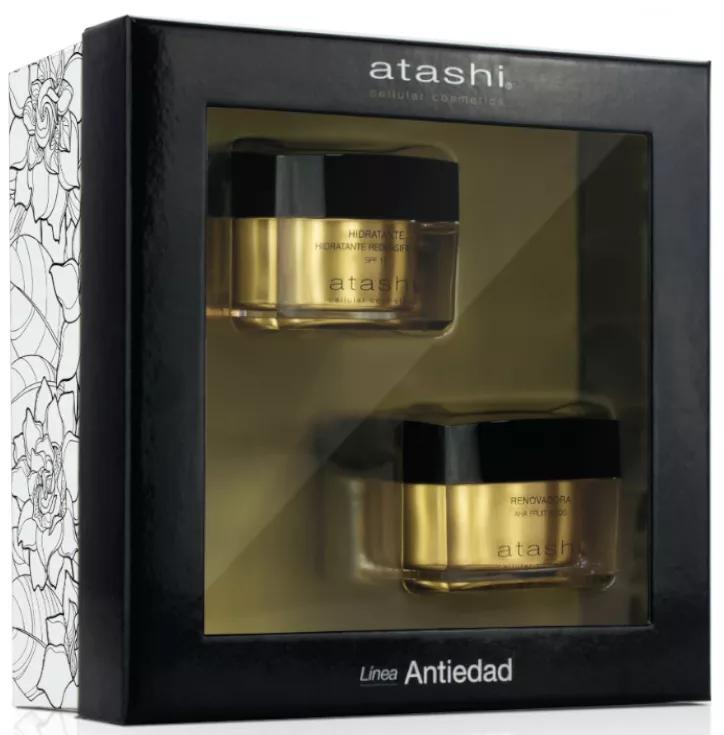 Atashi Cellular Cofre Creme Hidratante 50ml + Creme Renovador 50ml