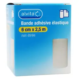 Alvita Bande Adhésive Elastique 6cm x 2,5m