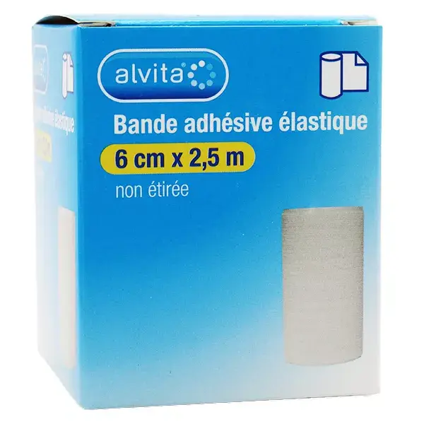 Alvita Venda Adhesiva Elástica 6cm x 2,5m