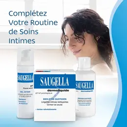 Saugella Dermoliquide Lingette Intime Nettoyante - 10 unités