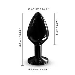 DORCEL DIAMOND PLUG BLACK M