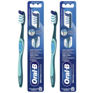Oral-B Pro-Clean Advanced Medium Toothbrushes, 2-pack