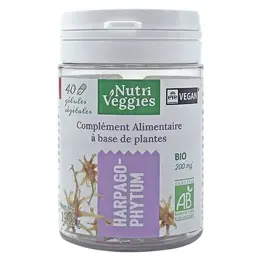 Nutriveggies Harpagophytum Bio Confort Articulaire 40 gélules