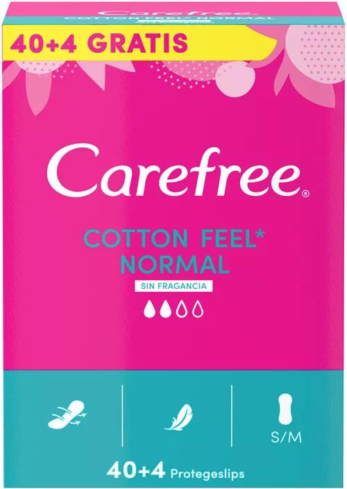 Carefree Protegeslip Cotton Feel Normal S/M 44 uds