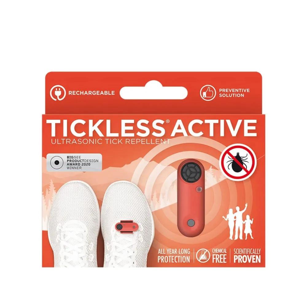 Tickless Active Repellente Ultrasuoni Adulti Colore Corallo