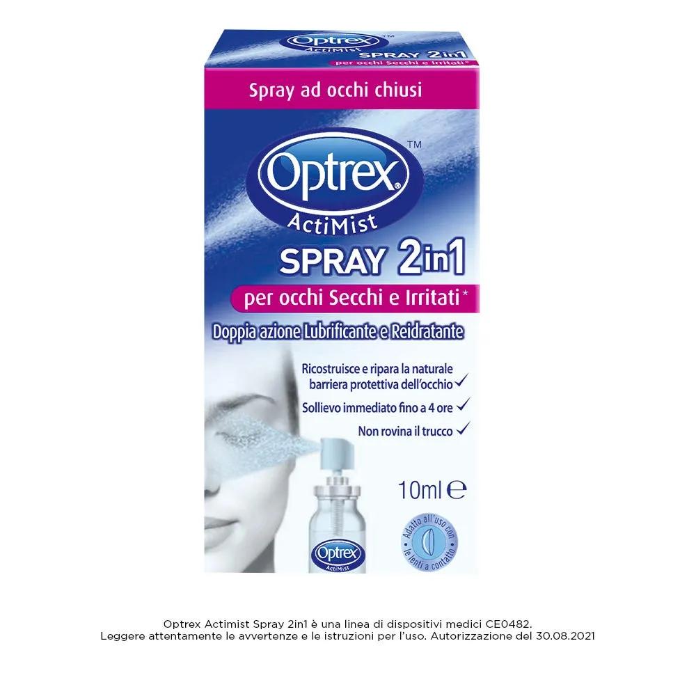 Optrex Actimist Spray 2in1 Occhi Secchi e Irritati 10 ml