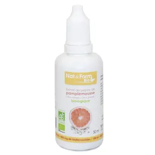 Nat & Form Estratto di Semi di Pompelmo Bio Integratore Alimentare 50ml