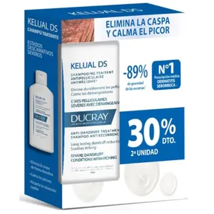 Ducray Kelual DS Anti-Dandruff Shampoo 2x100 ml