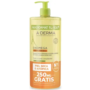 A-Derma Exomega Control Aceite Limpiador 1 Litro