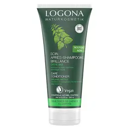 Logona Soins Capillaires Soin Après-Shampoing Brillance à l'Ortie Bio 200ml