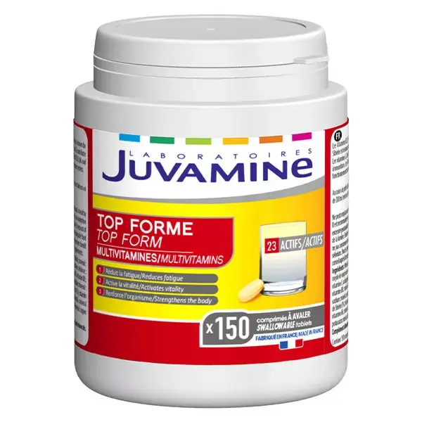 Juvamine Top Form - Pack 5 months - 150 Swallowable Tablets