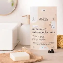 Epycure Peau Gummies Anti-Imperfections pour un joli teint uniforme 60 gummies