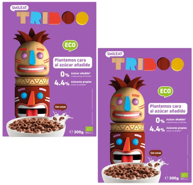 Céréales Smileat Triboo Saveur Chocolat Eco 2x300 gr