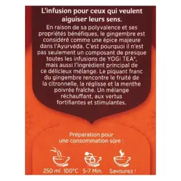 Yogi Tea Gingembre 17 sachets