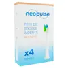 Neopulse Têtes Brosse à Dents Neosonic Blanc Soft 4 Unités