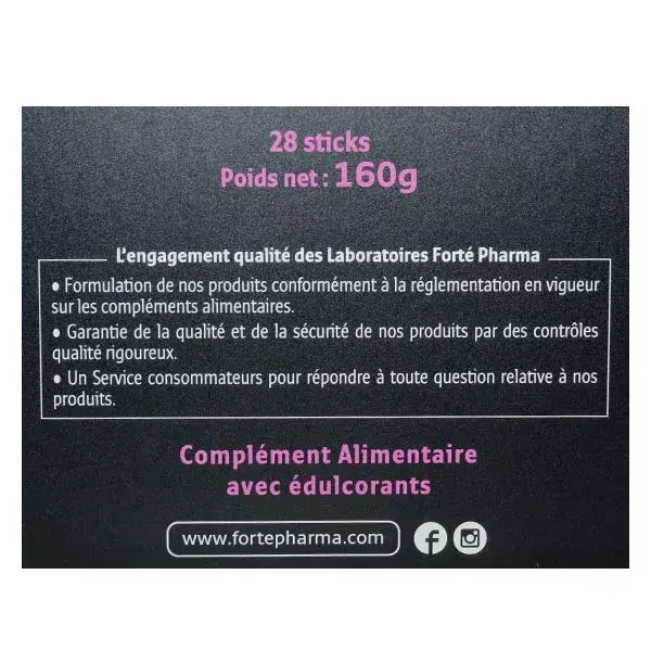 Forté Pharma Expert Collagène Intense Lotto di 2 x 14 sticks