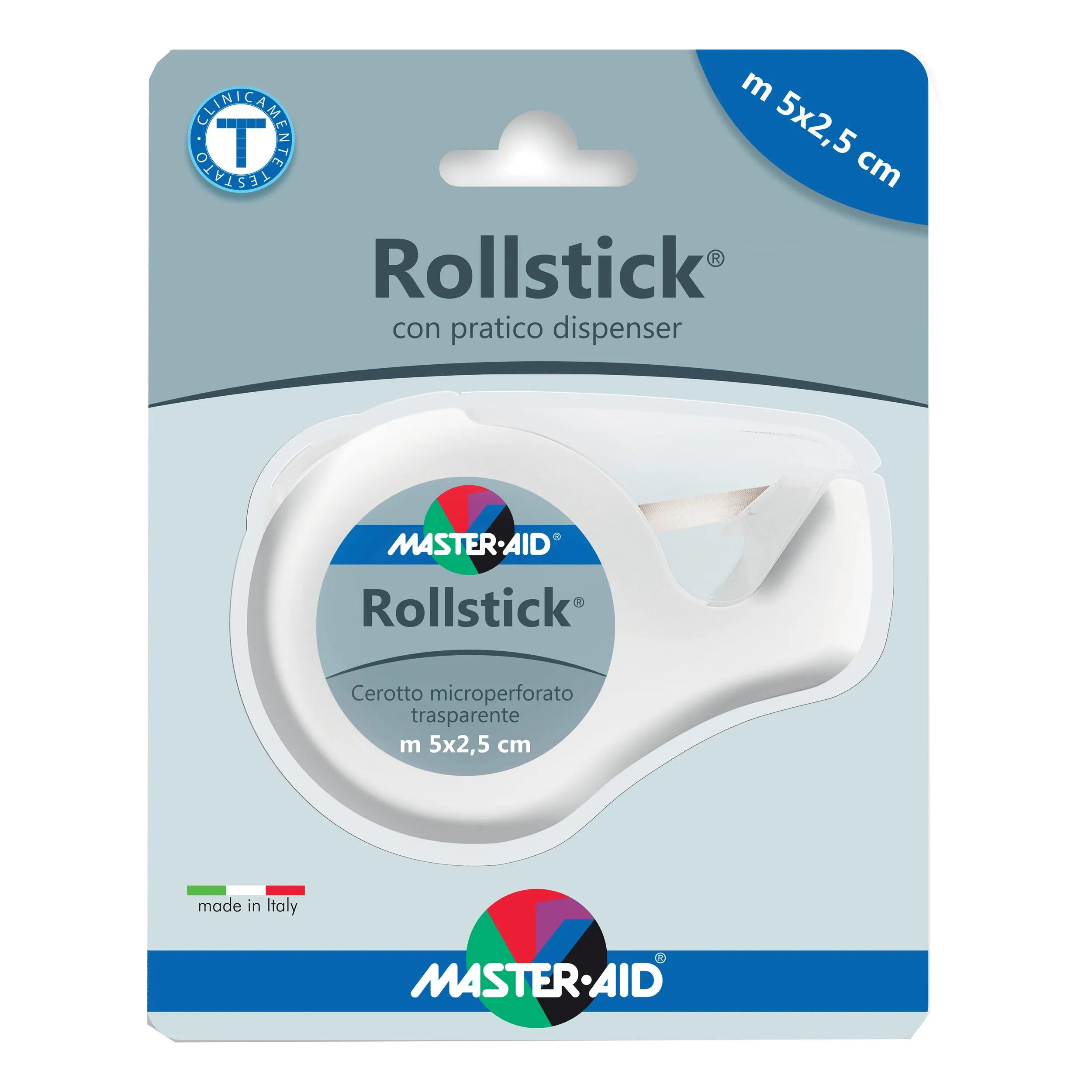 Master Aid Rollstick Cerotto Trasparente In Rocchetto m 5x2,5 cm