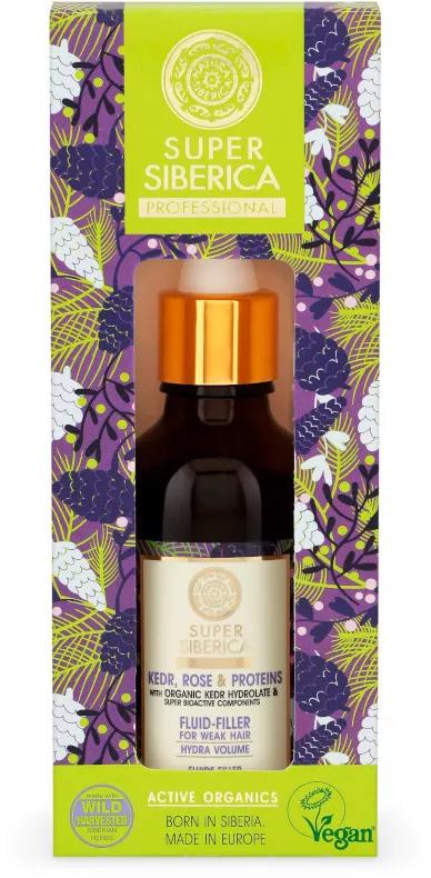 Natura Siberica Pine, Rose and Protein Hair Filler for Weak Hair, 50 ml