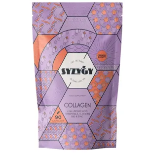 Syzygy Food Collagen with Hyaluronic Acid, Coenzyme Q10, Vit A, C, D, B12 and Zinc 90 Capsules
