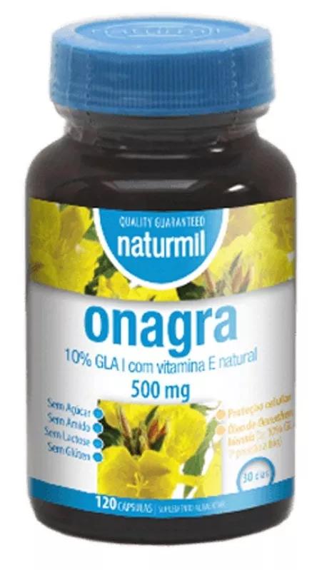 Naturmil Onagra com Vitamina E Natural 500mg 120 Pérolas