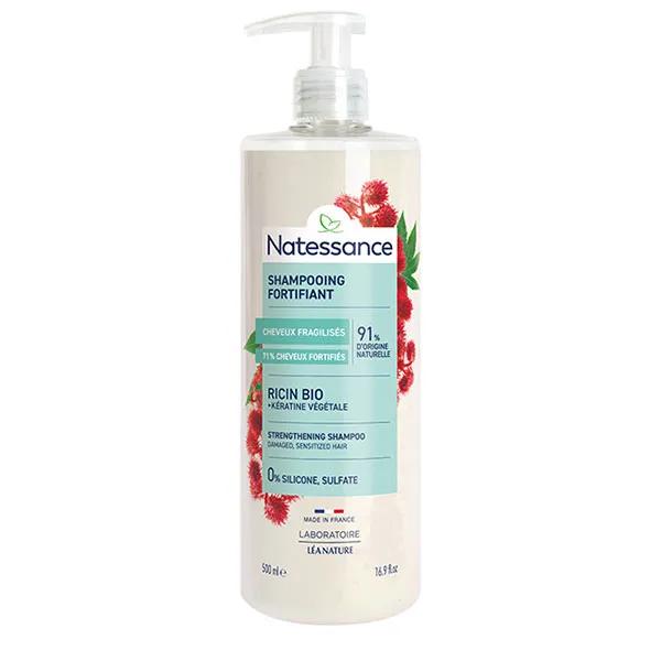 Natessance Champú Reparador Fortificante Ricino 500ml