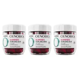 Oenobiol Sublime Hair Lot de 3 x 60 gummies