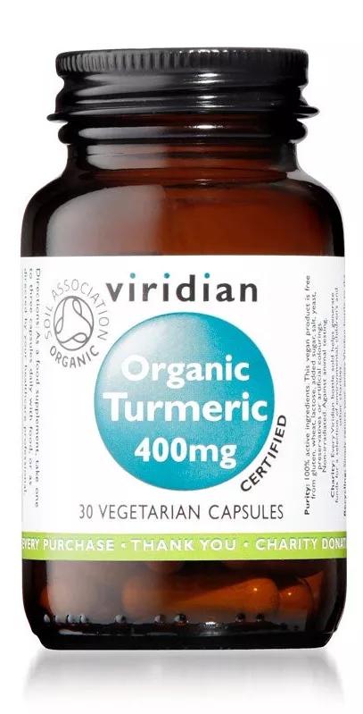 Viridian Kurkuma Bio400 mg 30 Kapseln