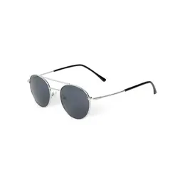 Loubsol Femme Lunettes de Soleil Metal Argent 