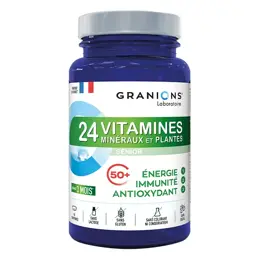 Granions 24 Vitamines Minéraux et Plantes Sénior 90 comprimés