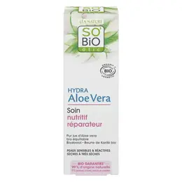 So'Bio Étic Hydra Aloe Vera Soin Nutritif Réparateur Bio 50ml