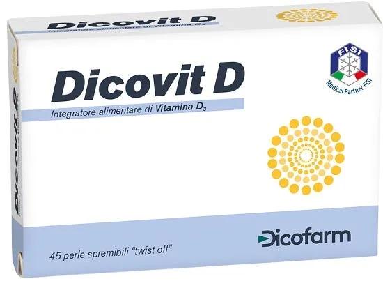 Dicofarm Dicovit D Integratore Vitamina D3 Bambino 45 Perle