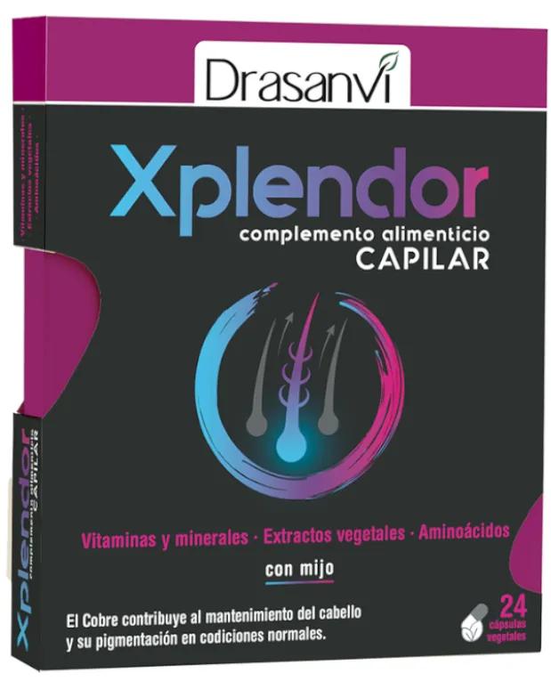 Hair loss capillary Xplendor 24 Drasanvi capsules