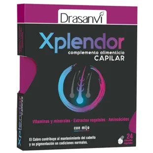 Hair loss capillary Xplendor 24 Drasanvi capsules