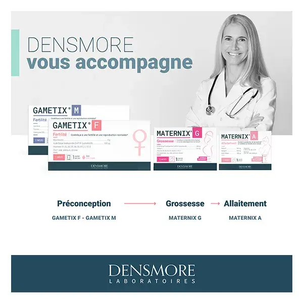 Densmore Gametix F Booste la Fertilité Cure 2 mois (Lot 2x1 mois)