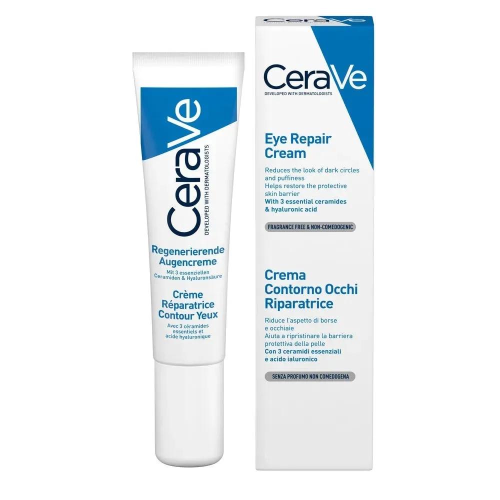 CeraVe Crema Contorno Occhi Riparatrice con Acido Ialuronico 15 ml