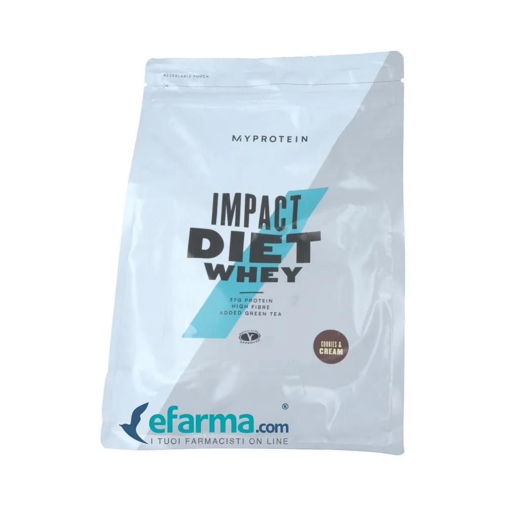 Myprotein Impact Diet Whey Biscotti e Panna Integratore Perdita di Peso 1 Kg