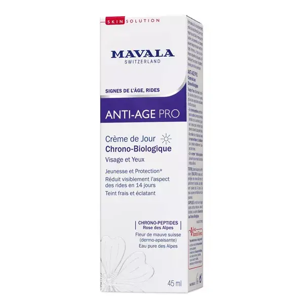 Mavala Anti-Ageing Pro Day Cream Face and Eyes 45ml
